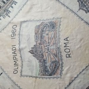 1960 olympics silk scarf